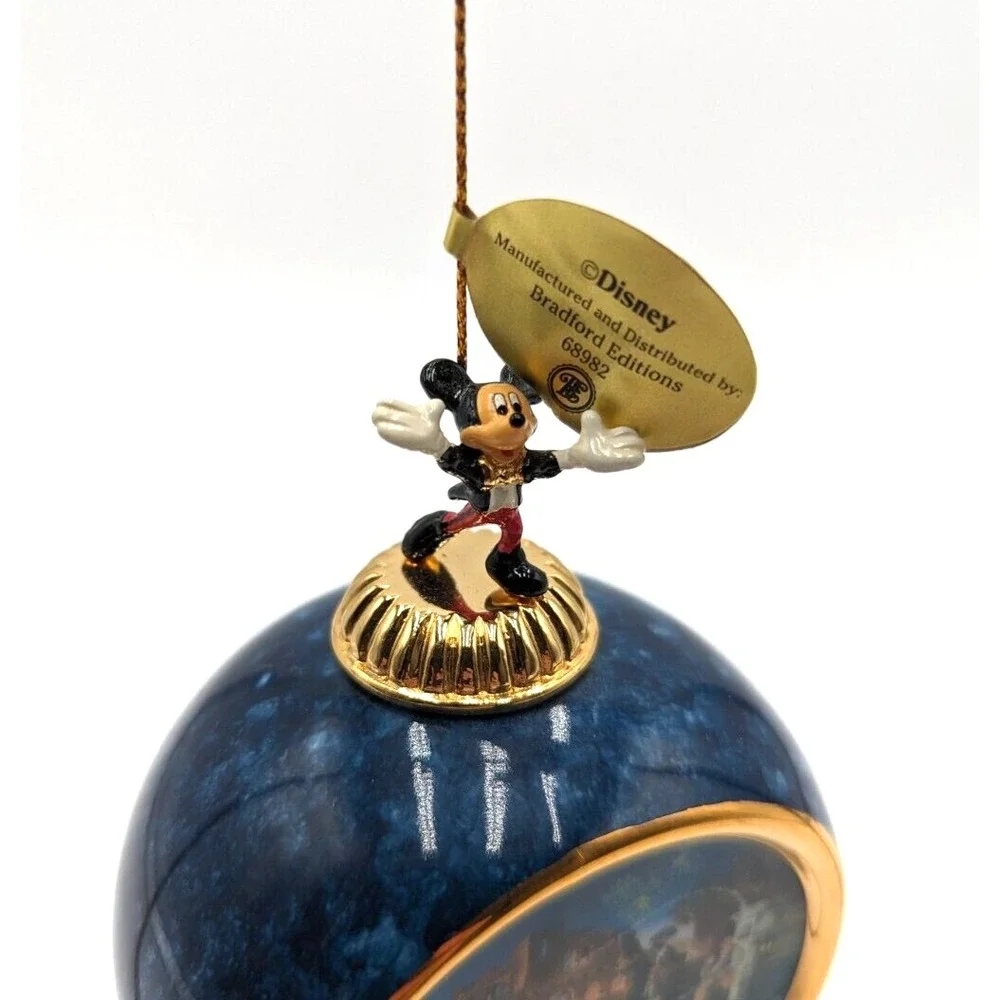 Disney Mickey‎ Ornaments Bradford Edition Celebrating the Magic Set Lot 4